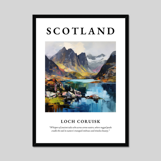 Poster of Loch Coruisk, Scotland.