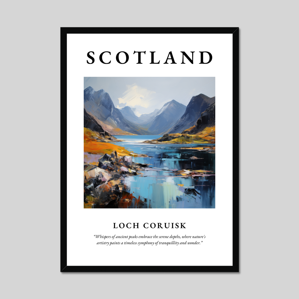 Poster of Loch Coruisk, Scotland.