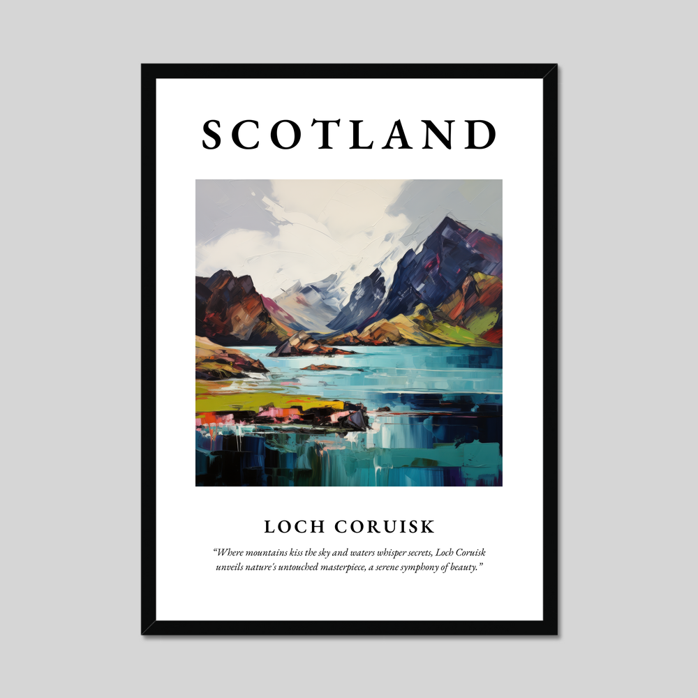 Poster of Loch Coruisk, Scotland.