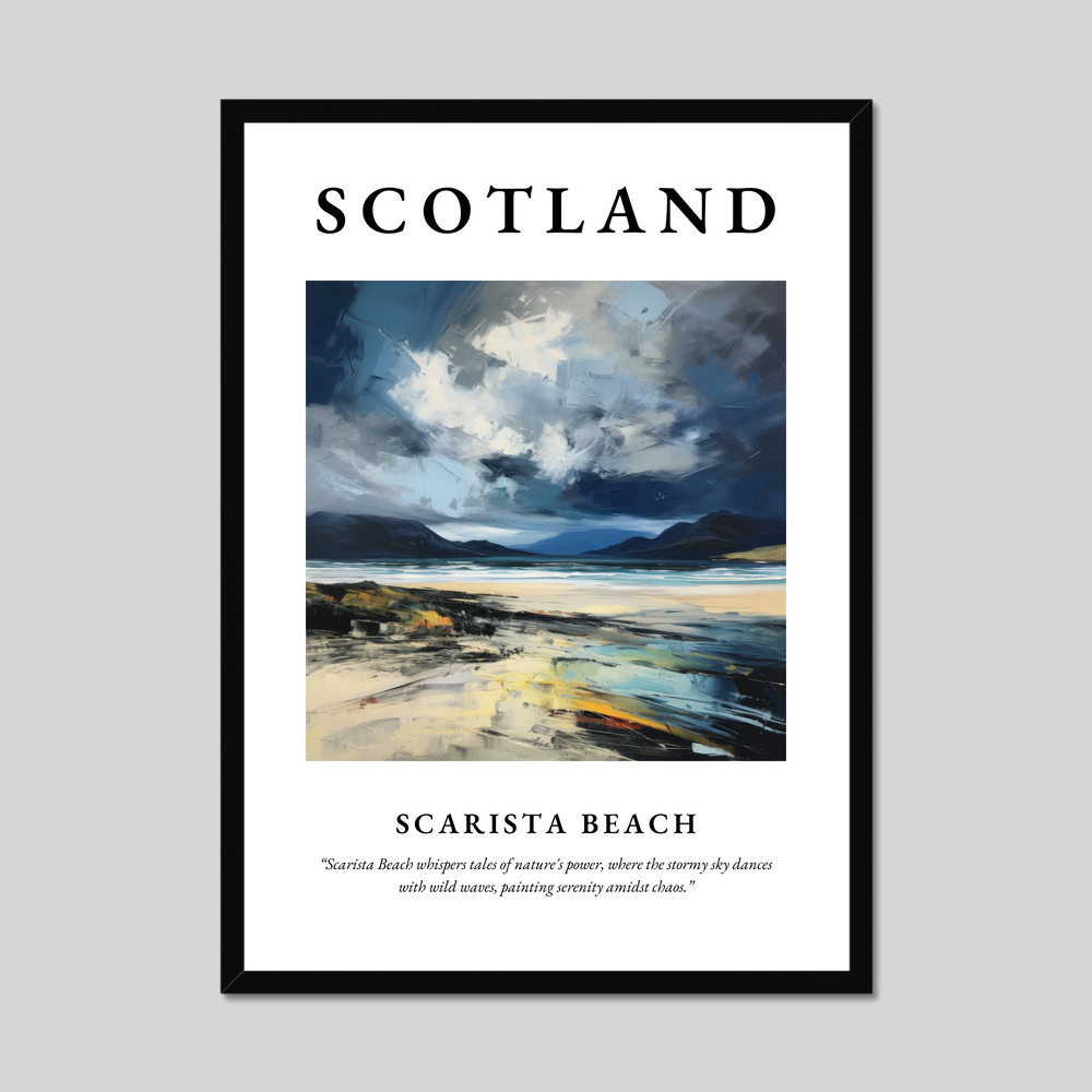 Poster of Scarista Beach, Scotland.