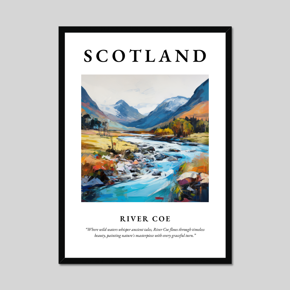 Poster of River Coe, Scotland.