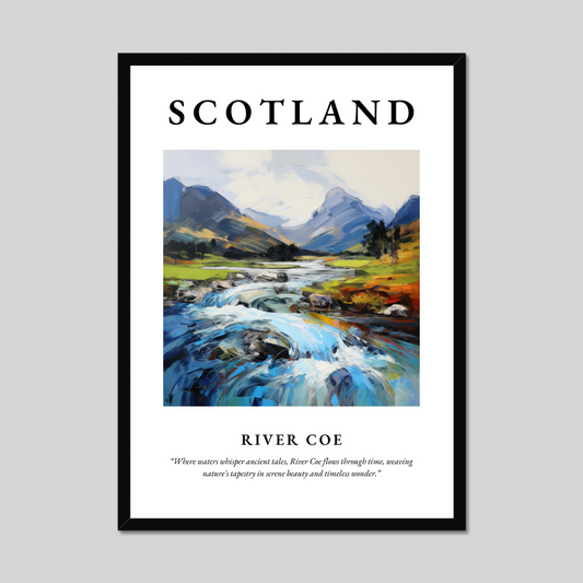 Poster of River Coe, Scotland.