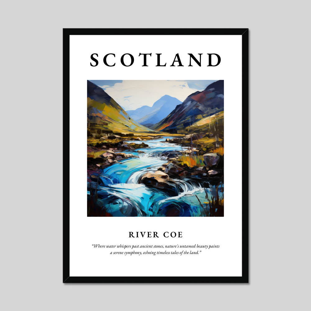 Poster of River Coe, Scotland.