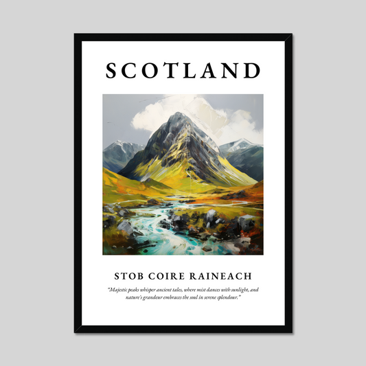 Poster of Stob Coire Raineach, Scotland.