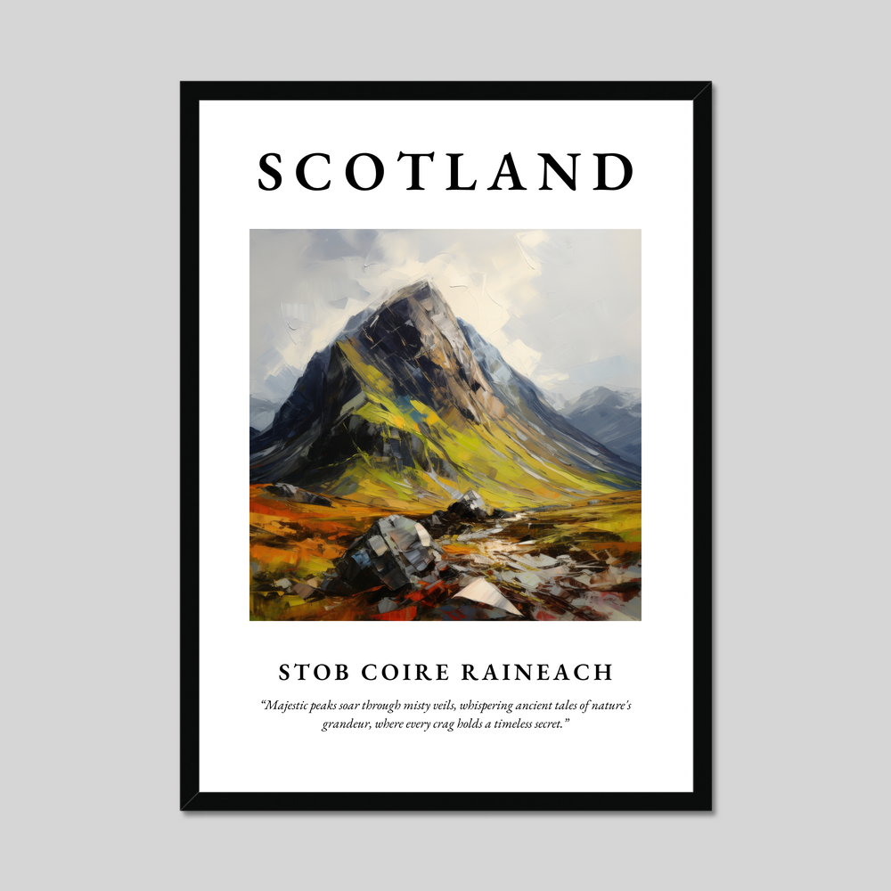 Poster of Stob Coire Raineach, Scotland.