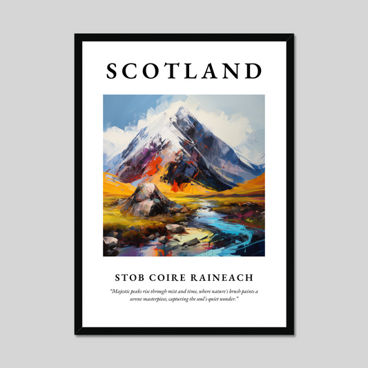 Poster of Stob Coire Raineach, Scotland.