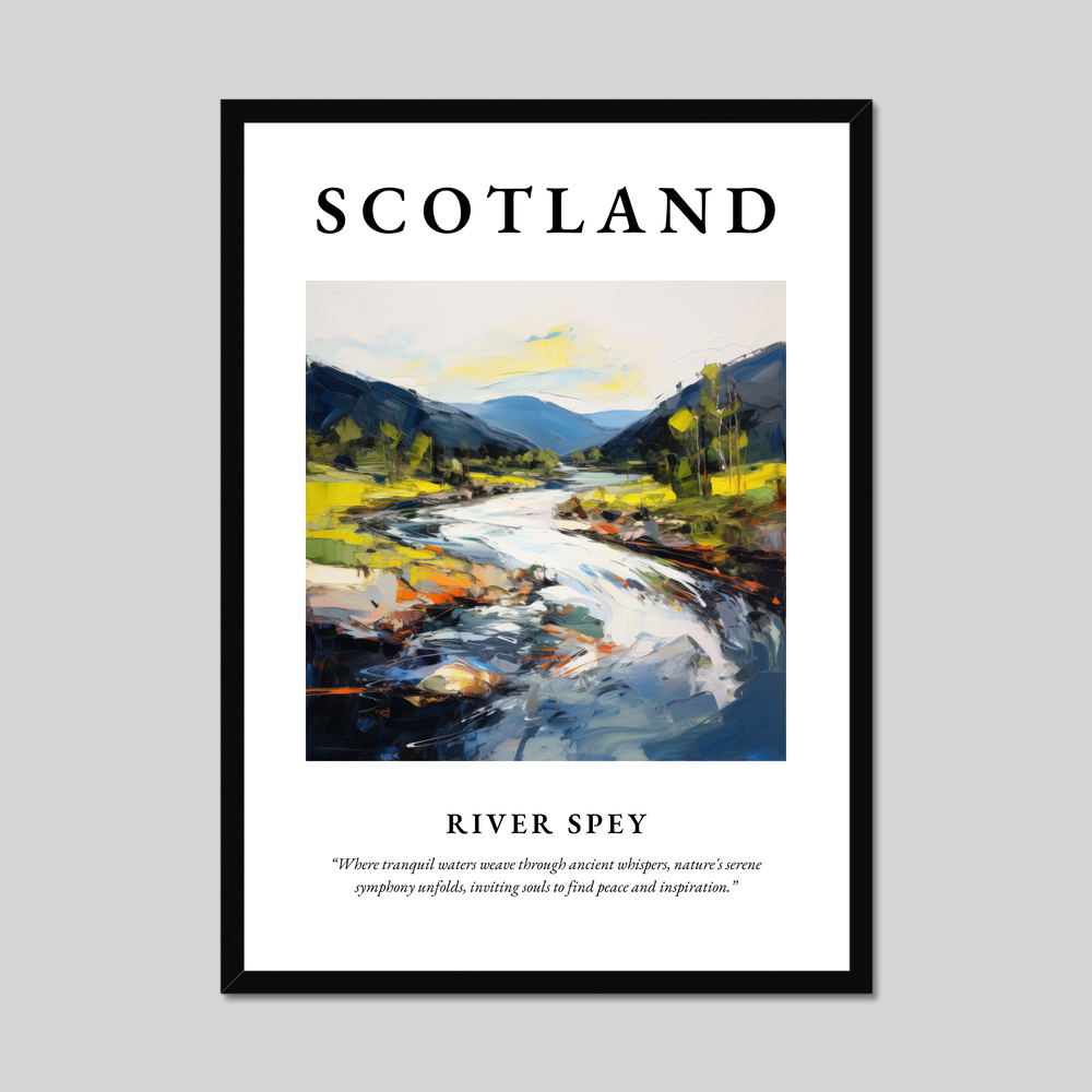 Poster of River Spey, Scotland.