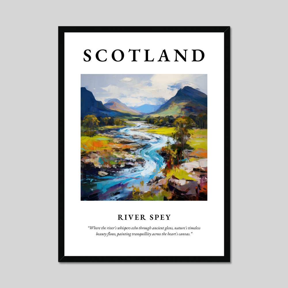 Poster of River Spey, Scotland.