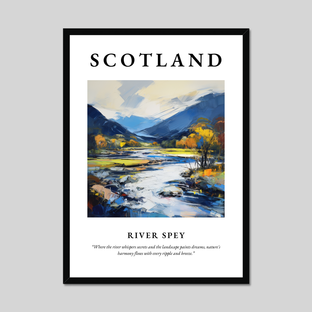 Poster of River Spey, Scotland.