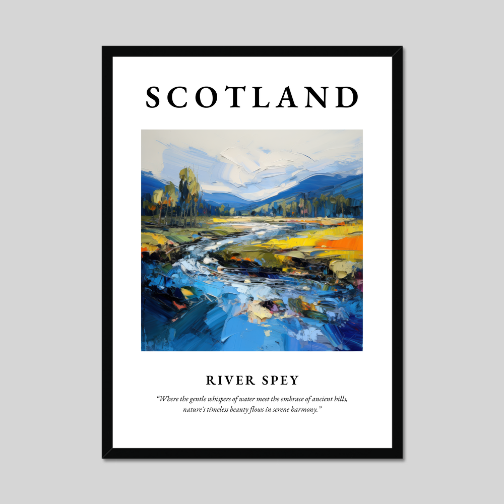 Poster of River Spey, Scotland.