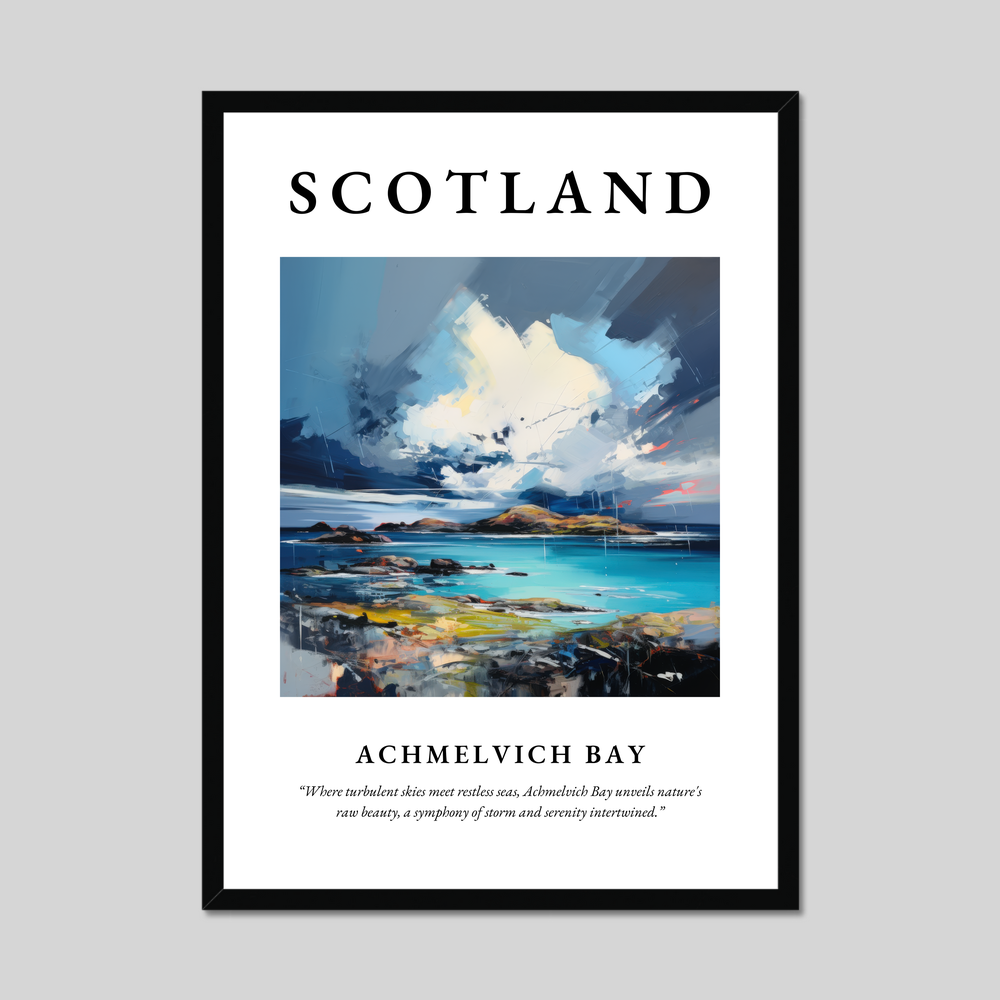 Poster of Achmelvich Bay, Scotland.