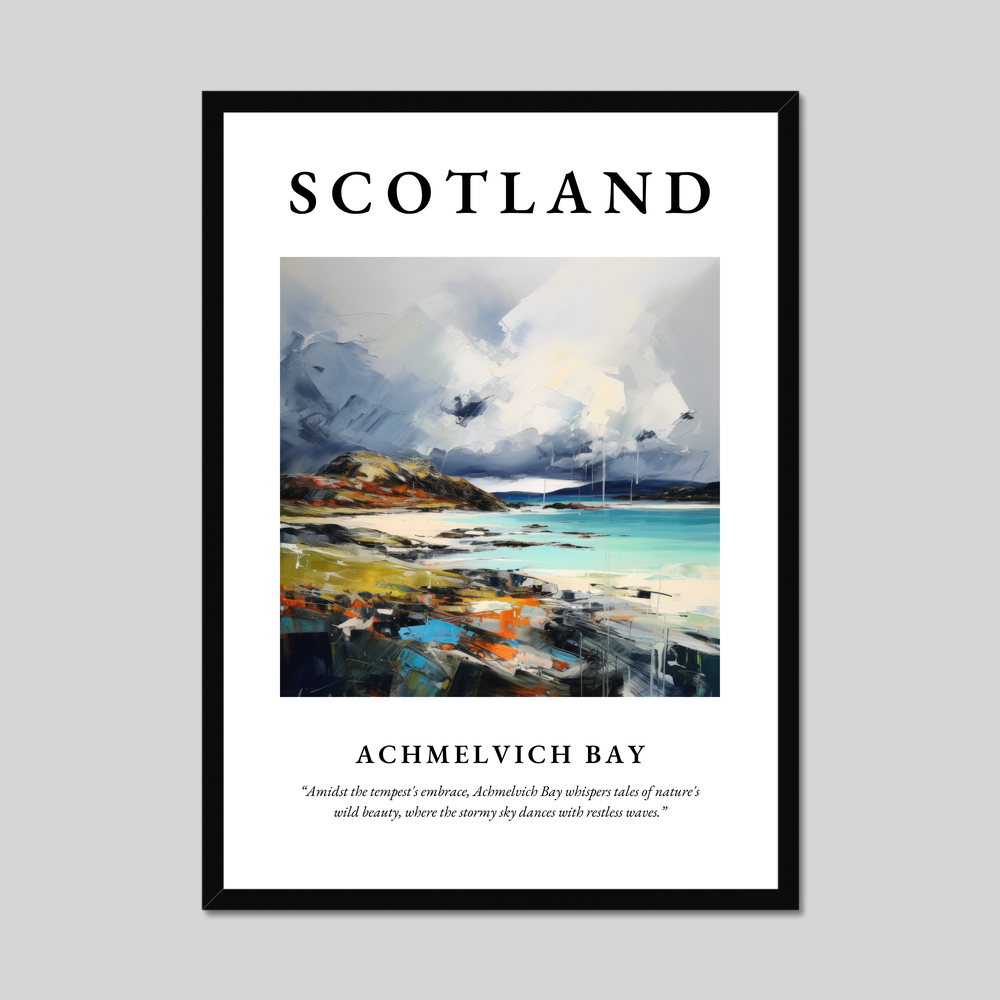 Poster of Achmelvich Bay, Scotland.