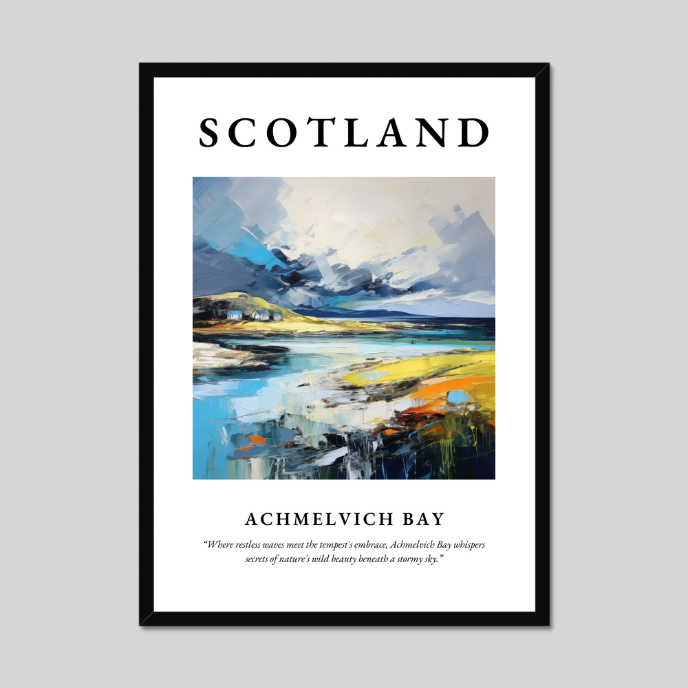 Poster of Achmelvich Bay, Scotland.