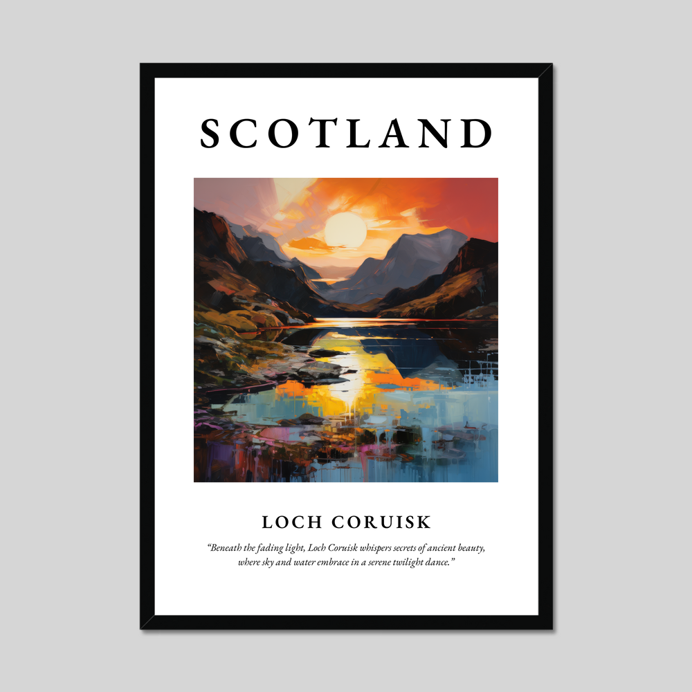 Poster of Loch Coruisk, Scotland.