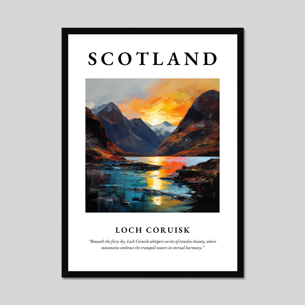 Poster of Loch Coruisk, Scotland.