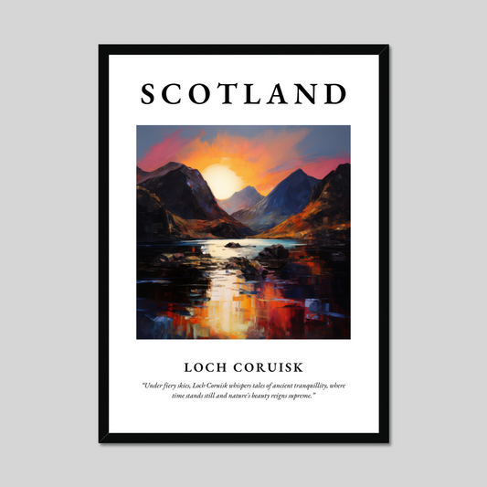 Poster of Loch Coruisk, Scotland.