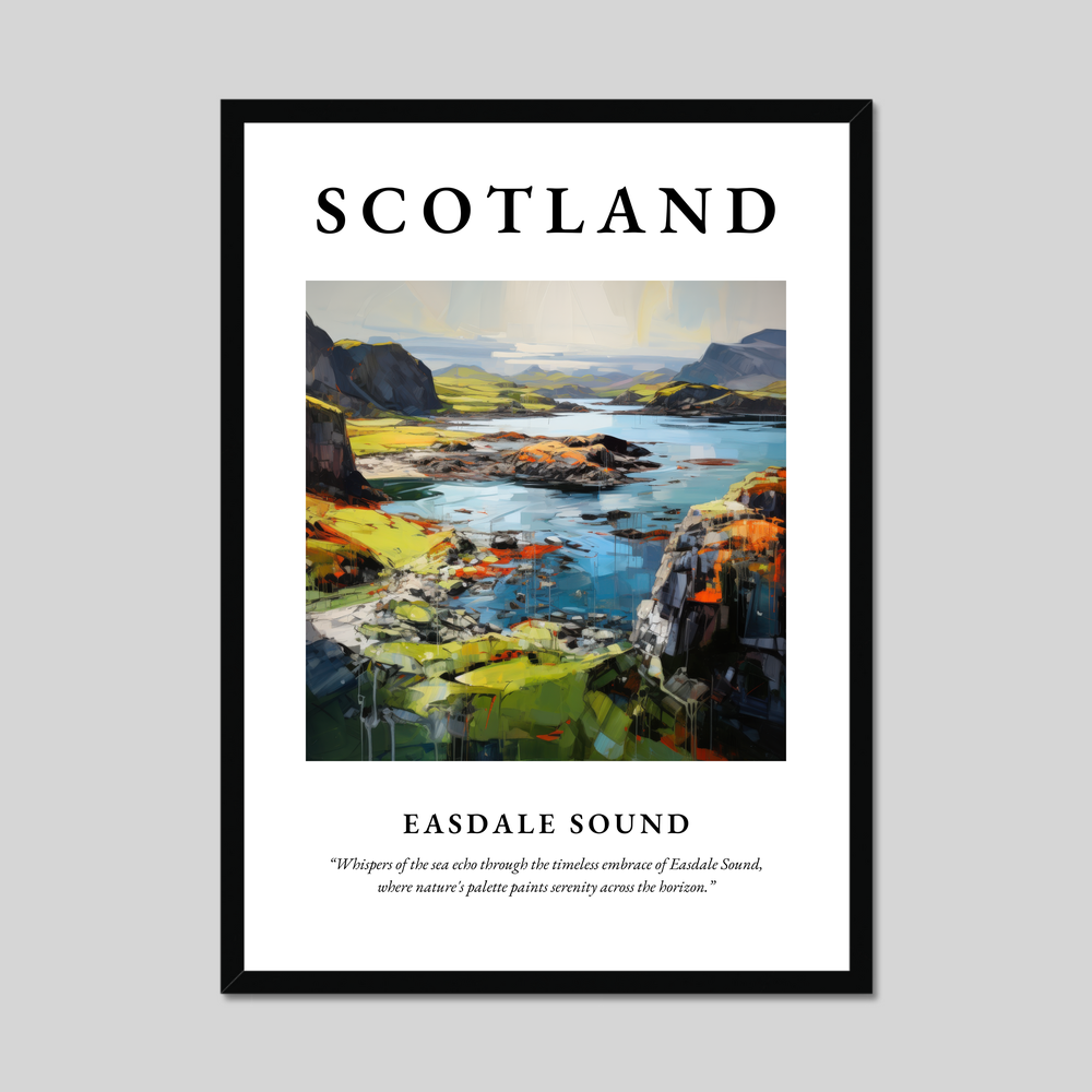 Poster of Easdale Sound, Scotland.