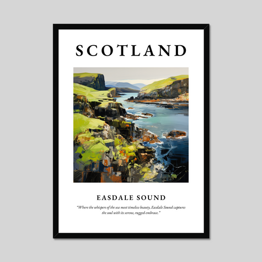 Poster of Easdale Sound, Scotland.