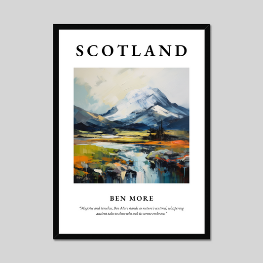 Poster of Ben More, Scotland.