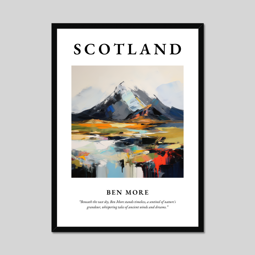 Poster of Ben More, Scotland.