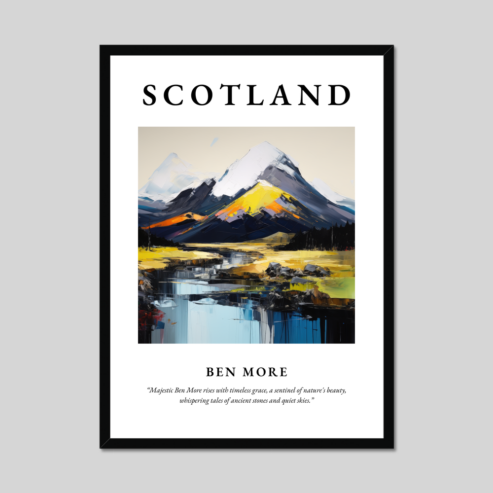 Poster of Ben More, Scotland.