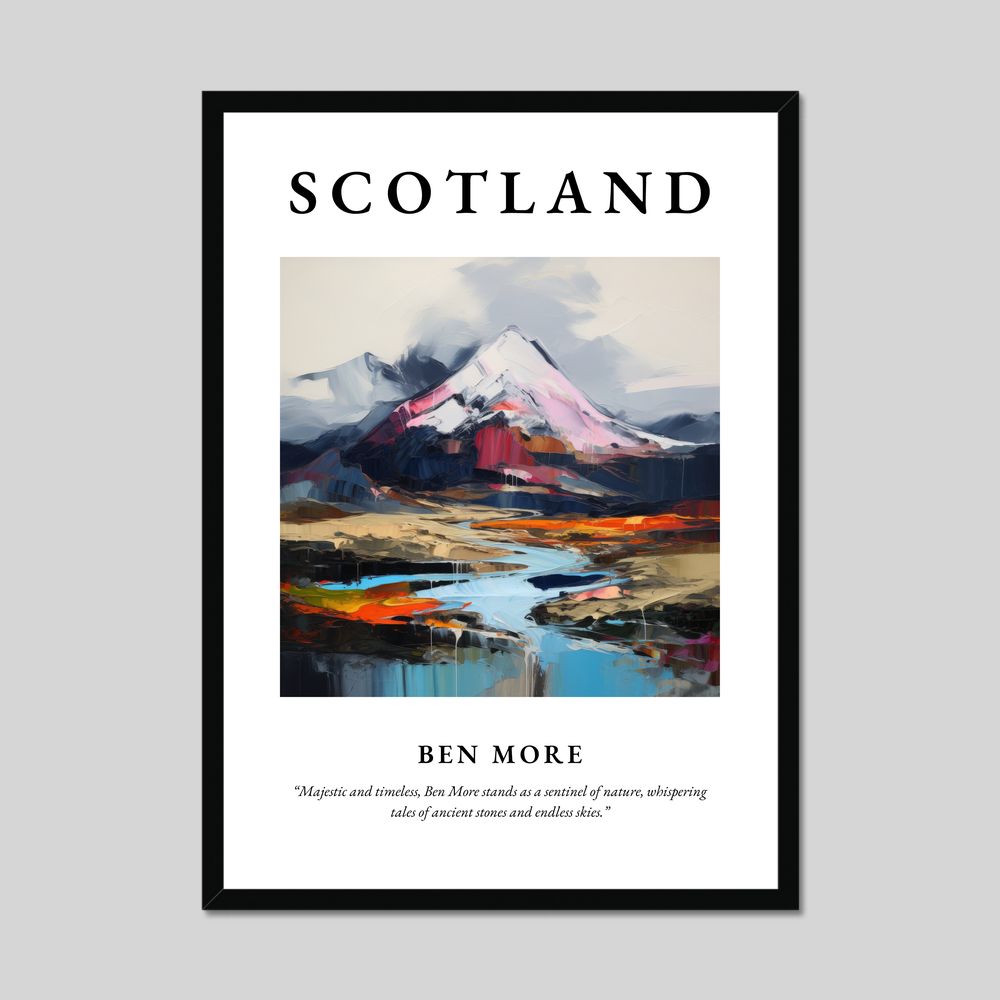 Poster of Ben More, Scotland.