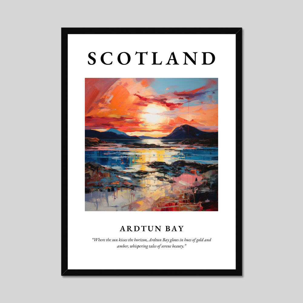 Poster of Ardtun Bay, Scotland.