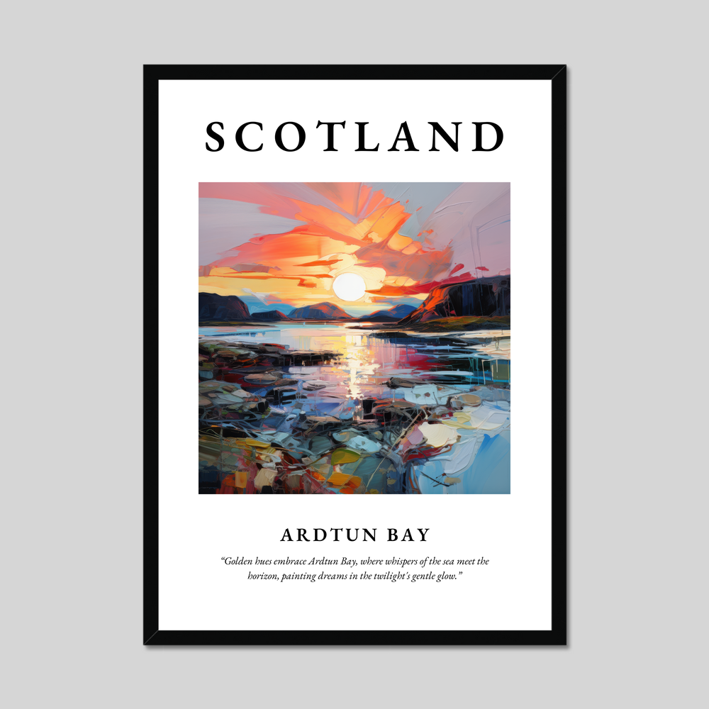 Poster of Ardtun Bay, Scotland.