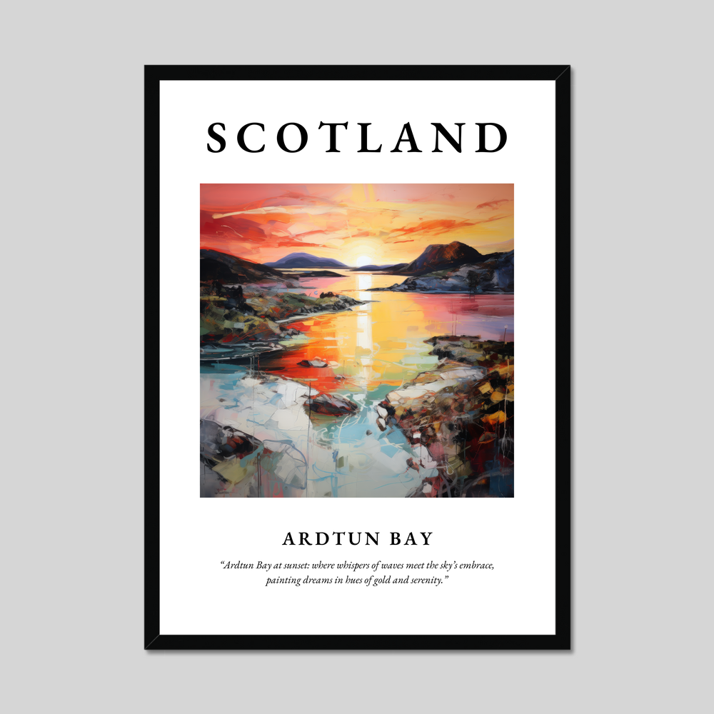 Poster of Ardtun Bay, Scotland.