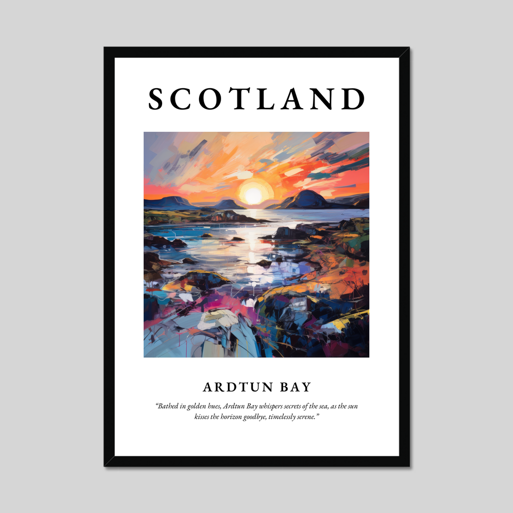 Poster of Ardtun Bay, Scotland.