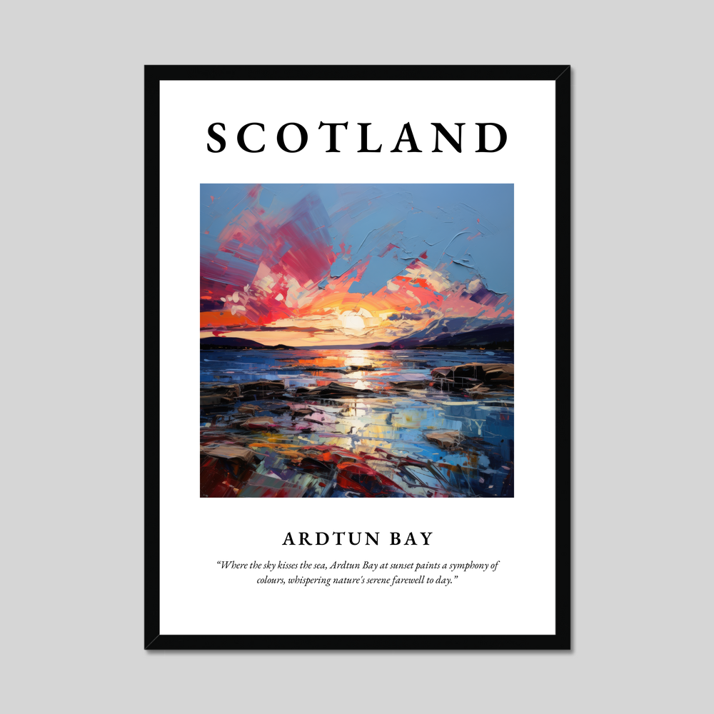 Poster of Ardtun Bay, Scotland.