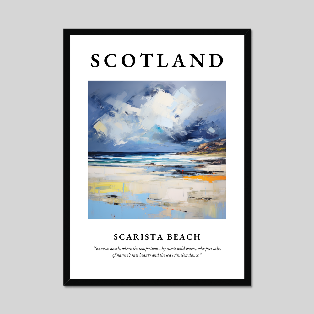 Poster of Scarista Beach, Scotland.