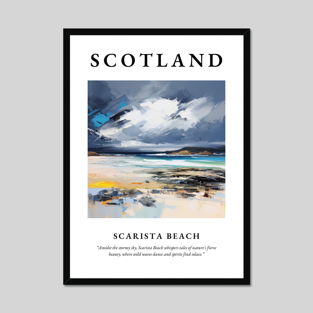 Poster of Scarista Beach, Scotland.