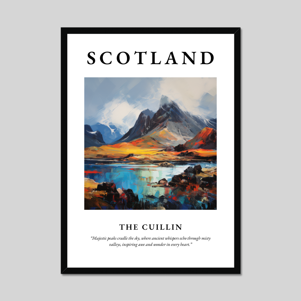 Poster of The Cuillin, Scotland.