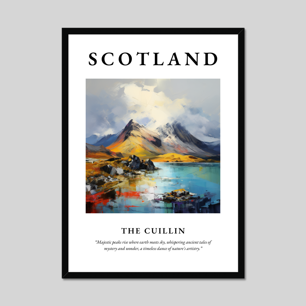 Poster of The Cuillin, Scotland.