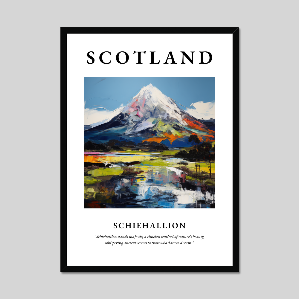 Poster of Schiehallion, Scotland.