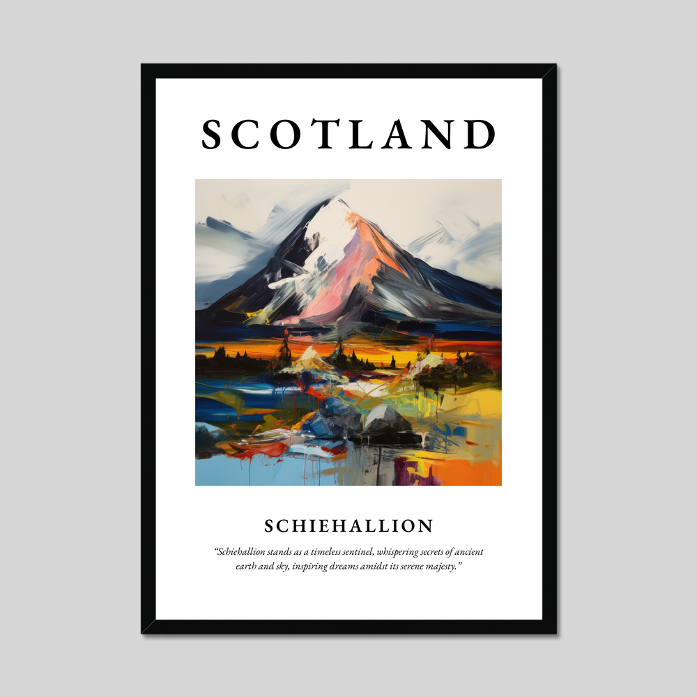 Poster of Schiehallion, Scotland.