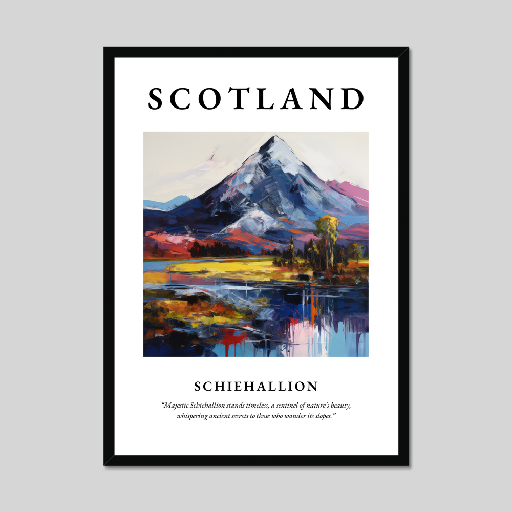 Poster of Schiehallion, Scotland.