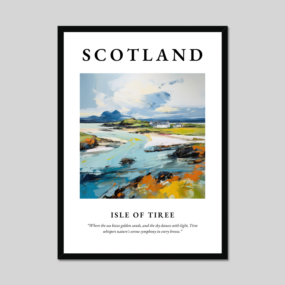 Poster of Isle of Tiree, Scotland.