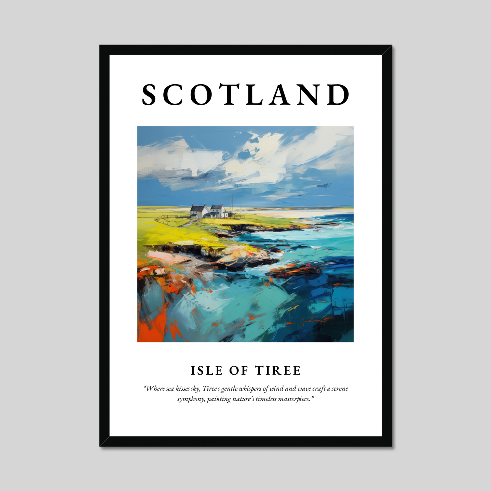 Poster of Isle of Tiree, Scotland.