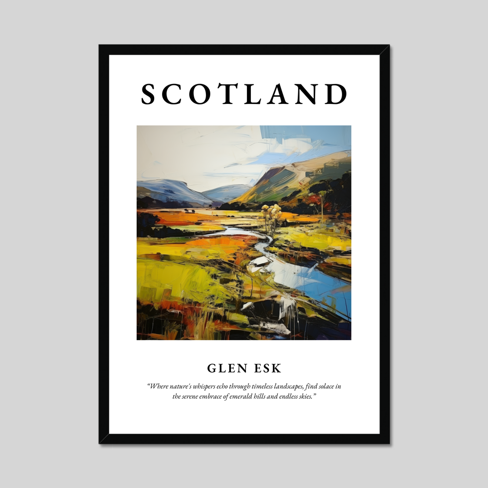 Poster of Glen Esk, Scotland.