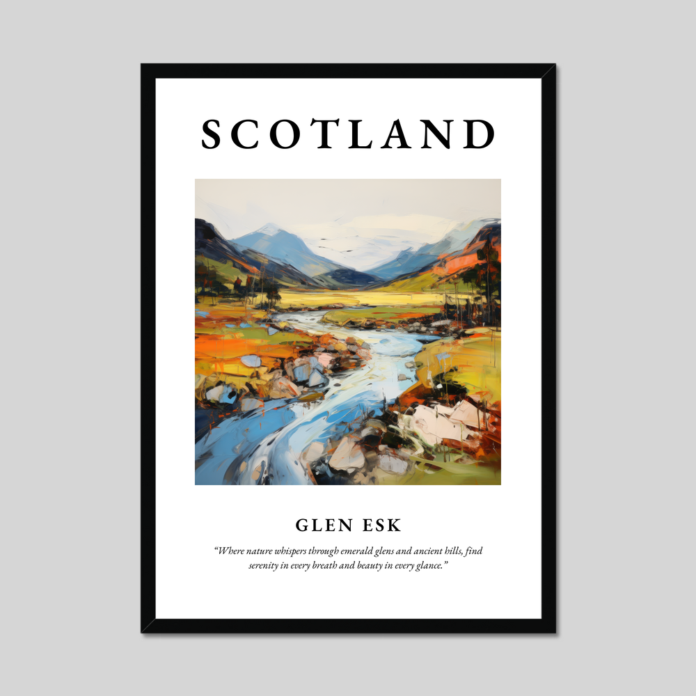 Poster of Glen Esk, Scotland.