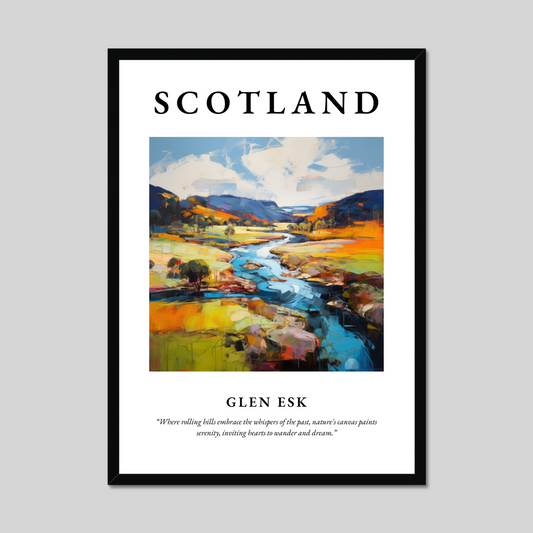 Poster of Glen Esk, Scotland.