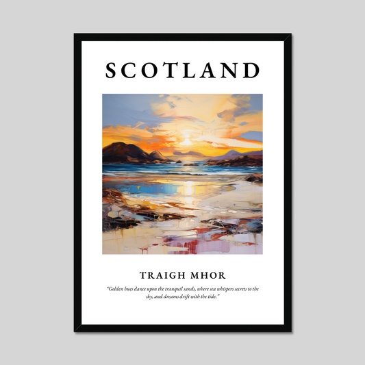 Poster of Traigh Mhor, Scotland.