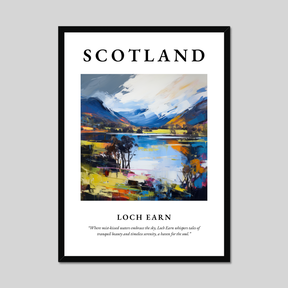 Poster of Loch Earn, Scotland.