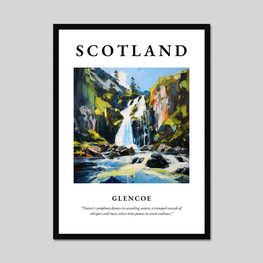 Poster of Glencoe, Scotland.