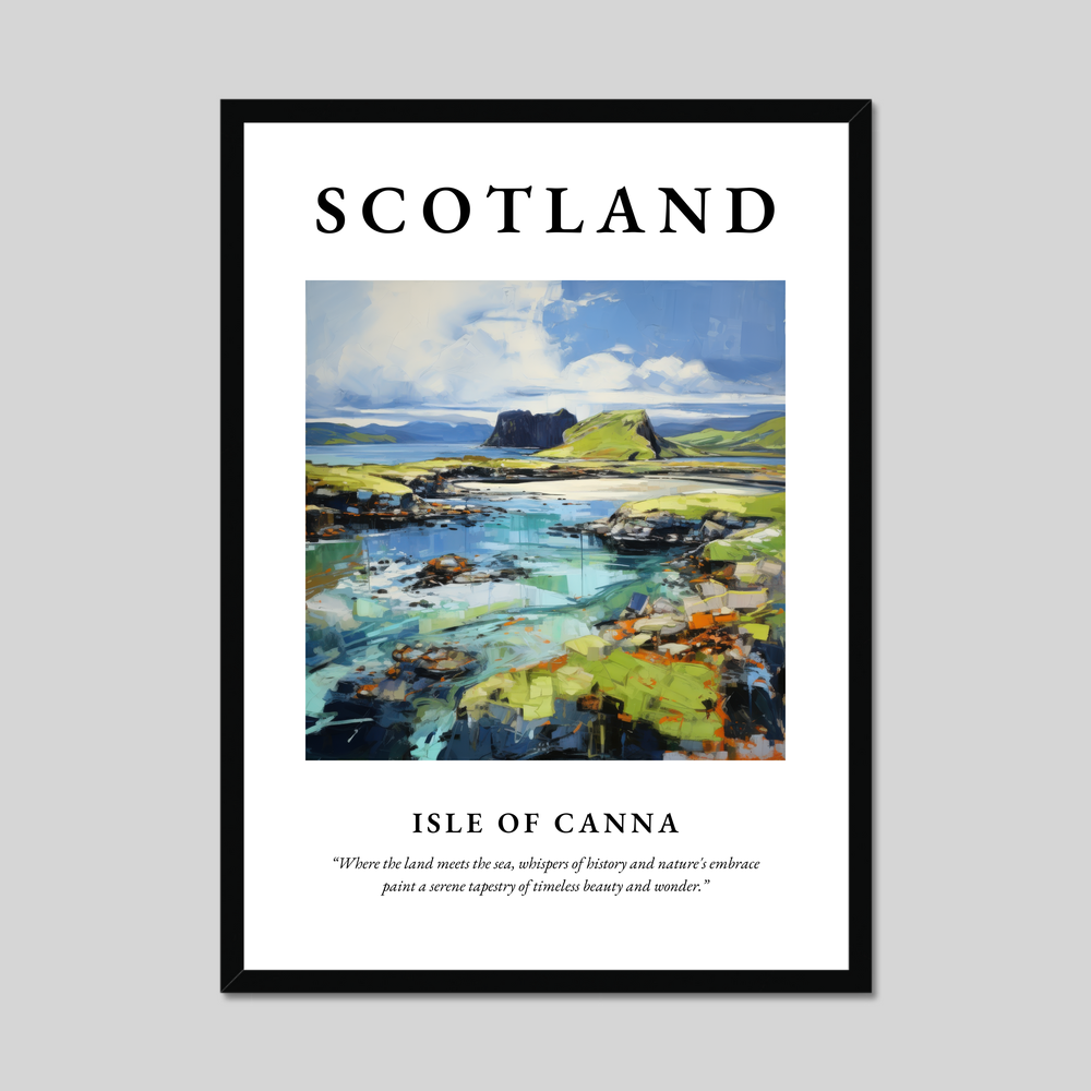 Poster of Isle of Canna, Scotland.