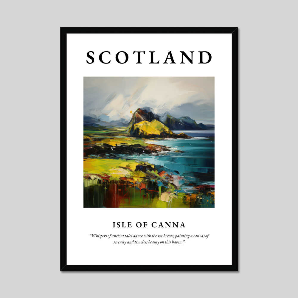 Poster of Isle of Canna, Scotland.