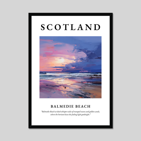 Poster of Balmedie Beach, Scotland.