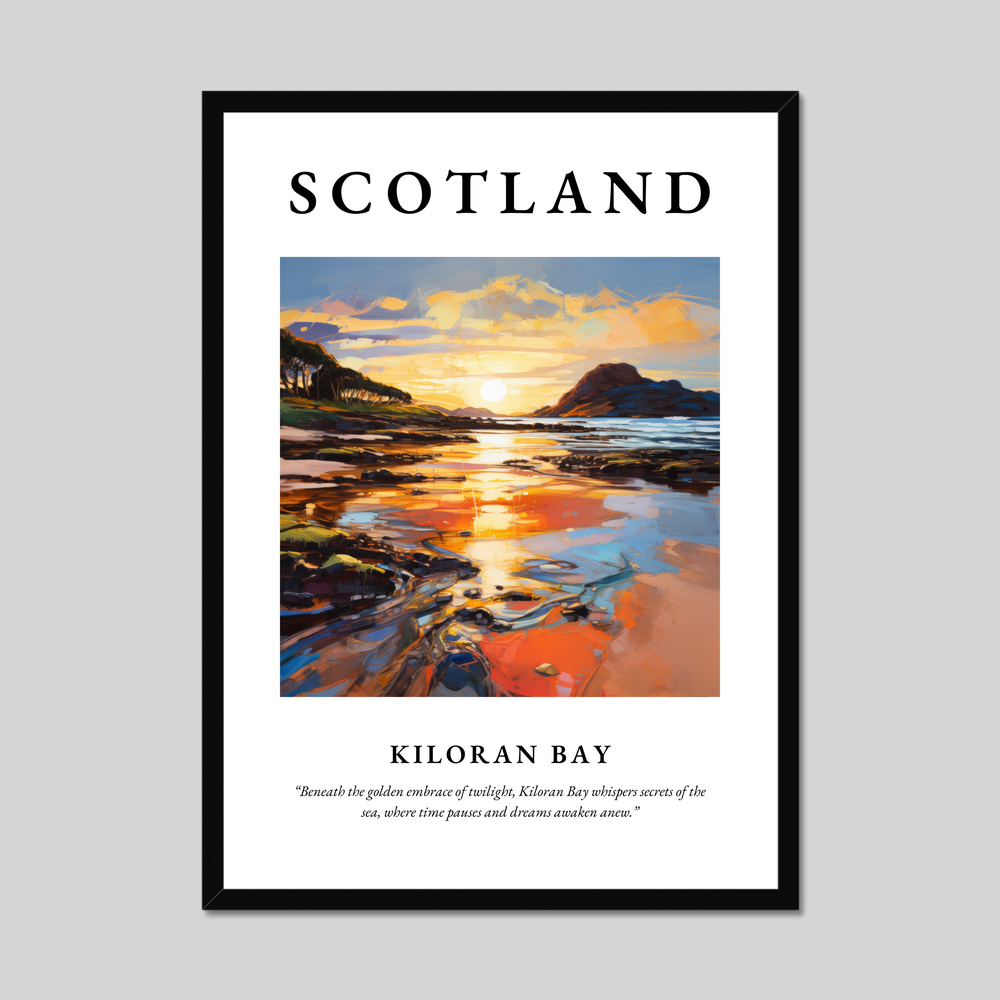 Poster of Kiloran Bay, Scotland.